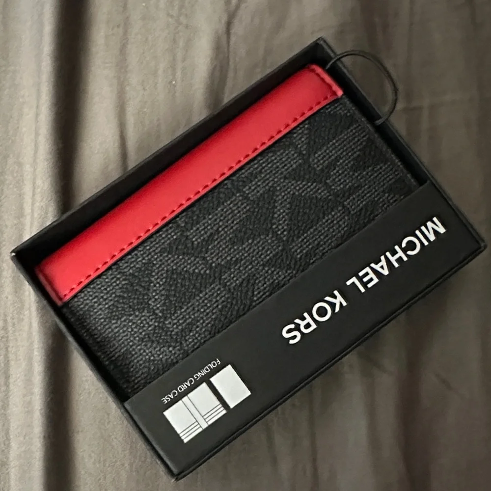 Michael Kors Black and Red Phone Case